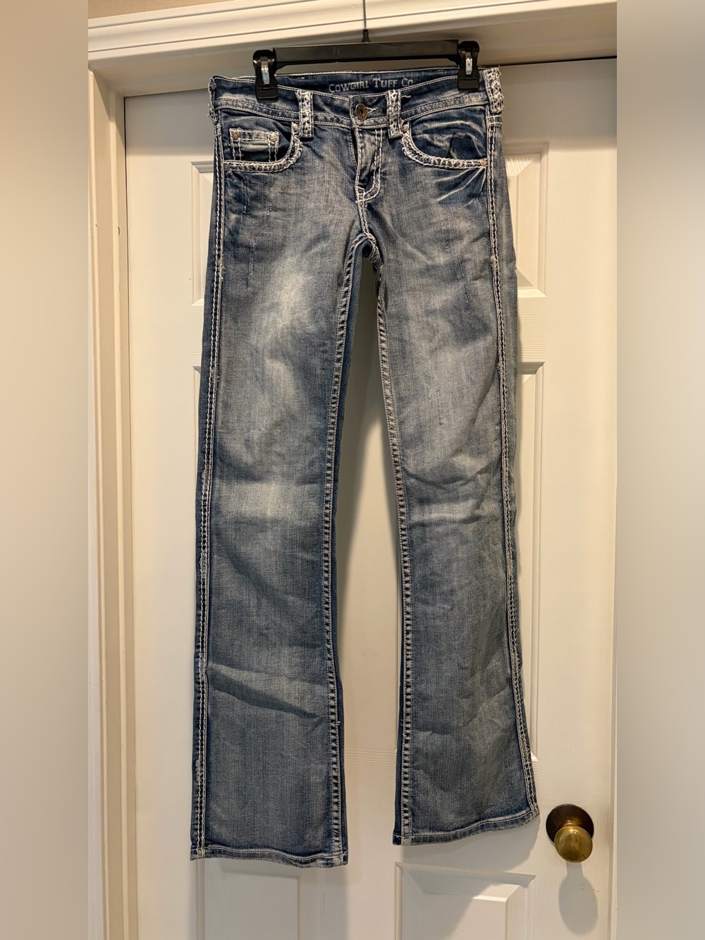 Cowgirl Tuff Light Blue Flare Jeans